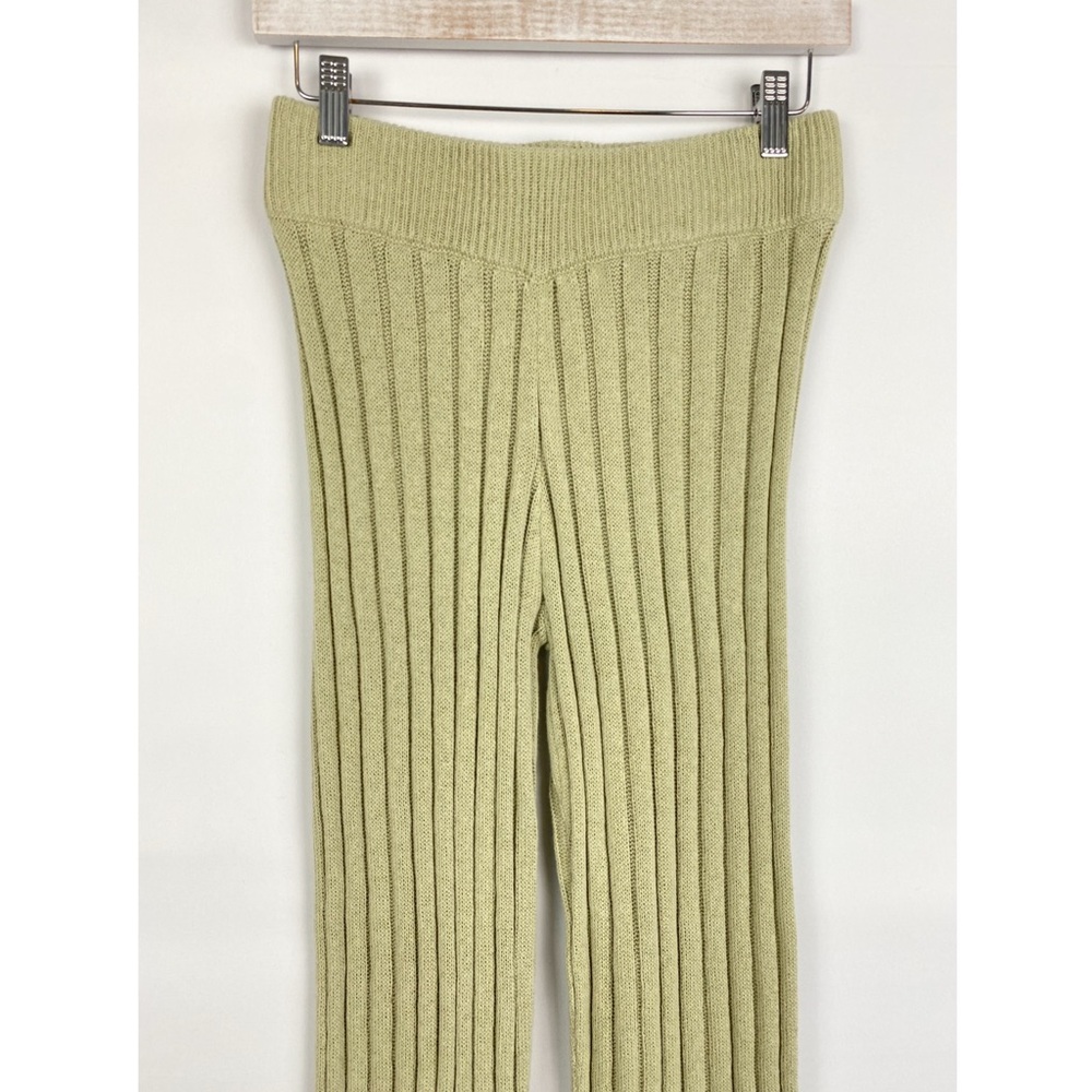 By Together Ribbed Knit Sweater Pants, Beige - Size S - Picture 2 of 8